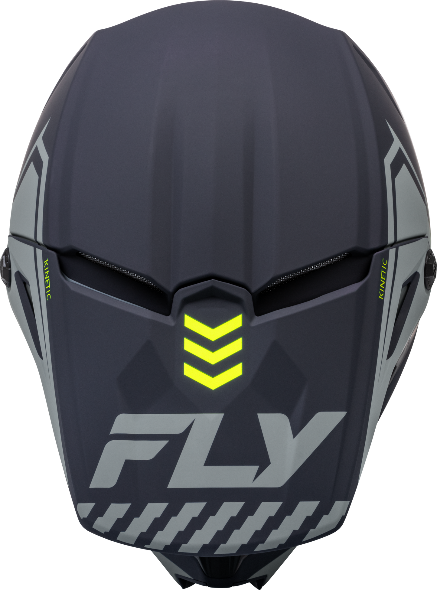 Youth Kinetic Menace Helmet Matte Grey/Hi Vis Yl