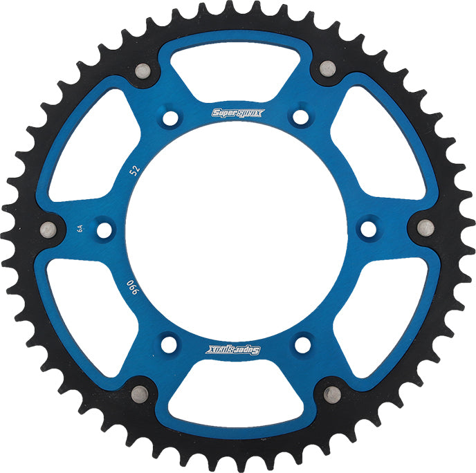 Rear Stealth Sprocket Alu/Stl 52t 520 Blu Hus/Husq/Ktm