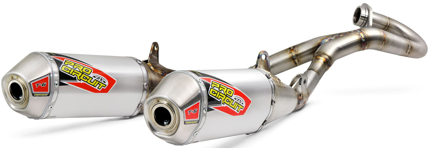 T 6 Dual Exhaust System Hon Crf450r '19 20