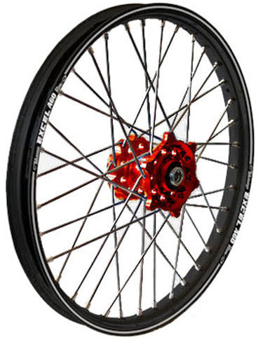 Rear Wheel 1.85 X 19 Red Hub Black Rim