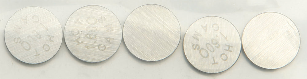 Valve Shims 9.48x1.60mm 5/Pk