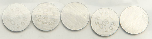 Valve Shims 9.48x1.60mm 5/Pk