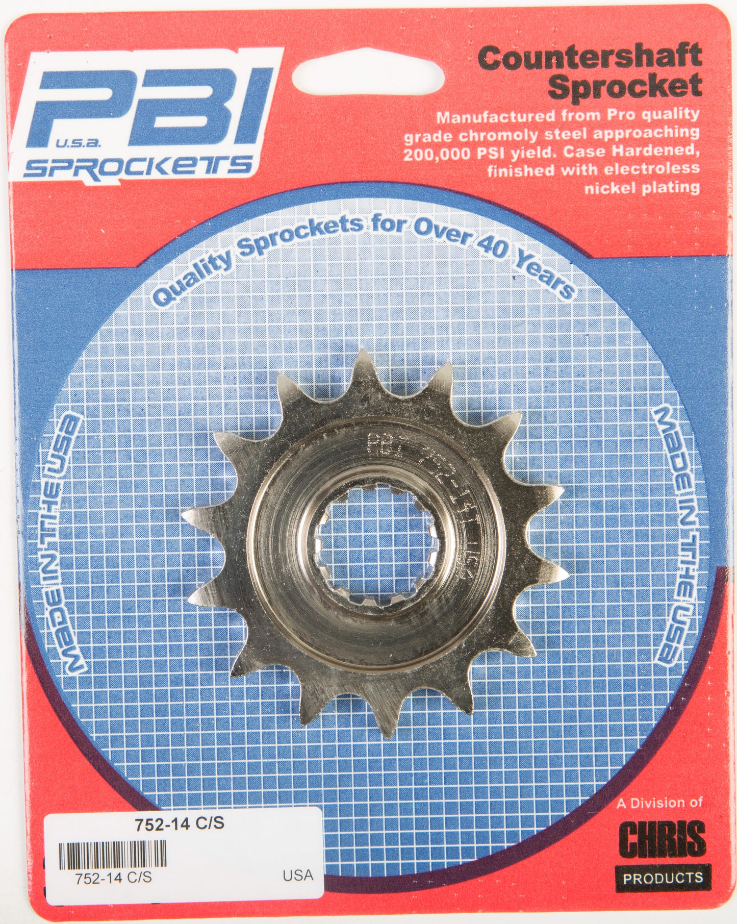 Front Cs Sprocket Steel 14t 520 Kaw/Yam