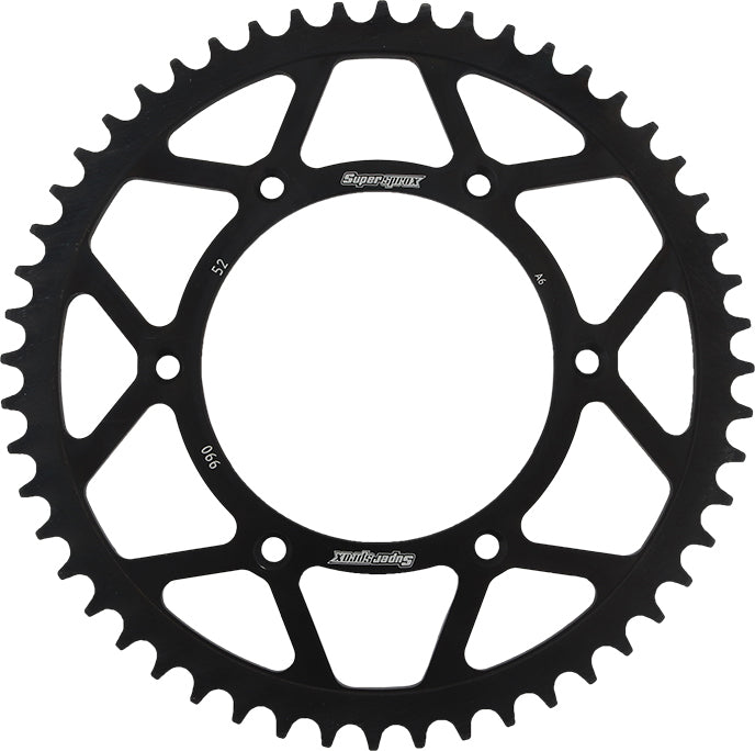 Rear Sprocket Steel 52t 520 Blk Hus/Husq/Ktm