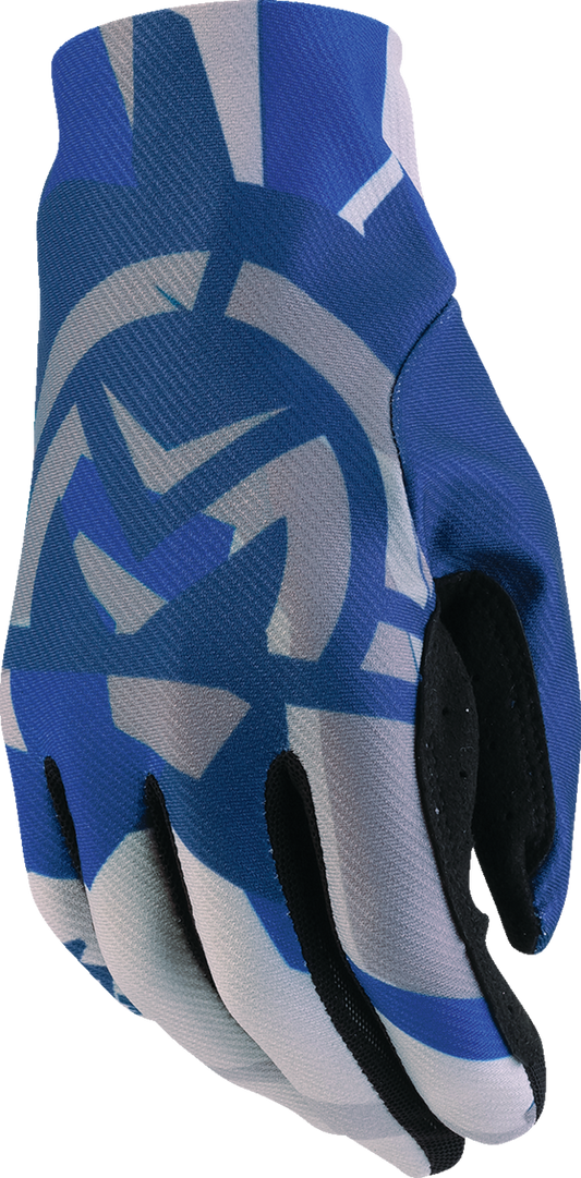 MOOSE OFFROAD MX2* Gloves - Blue/Gray - Large 3330-7947