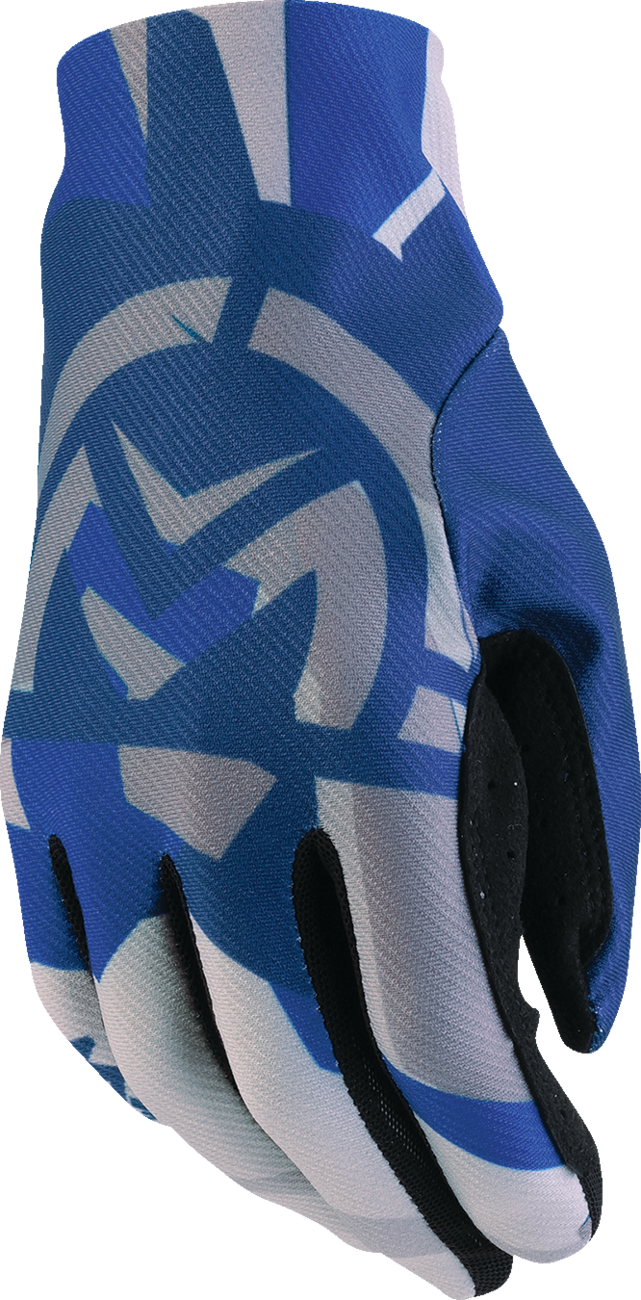 MOOSE OFFROAD MX2* Gloves - Blue/Gray - Medium 3330-7946