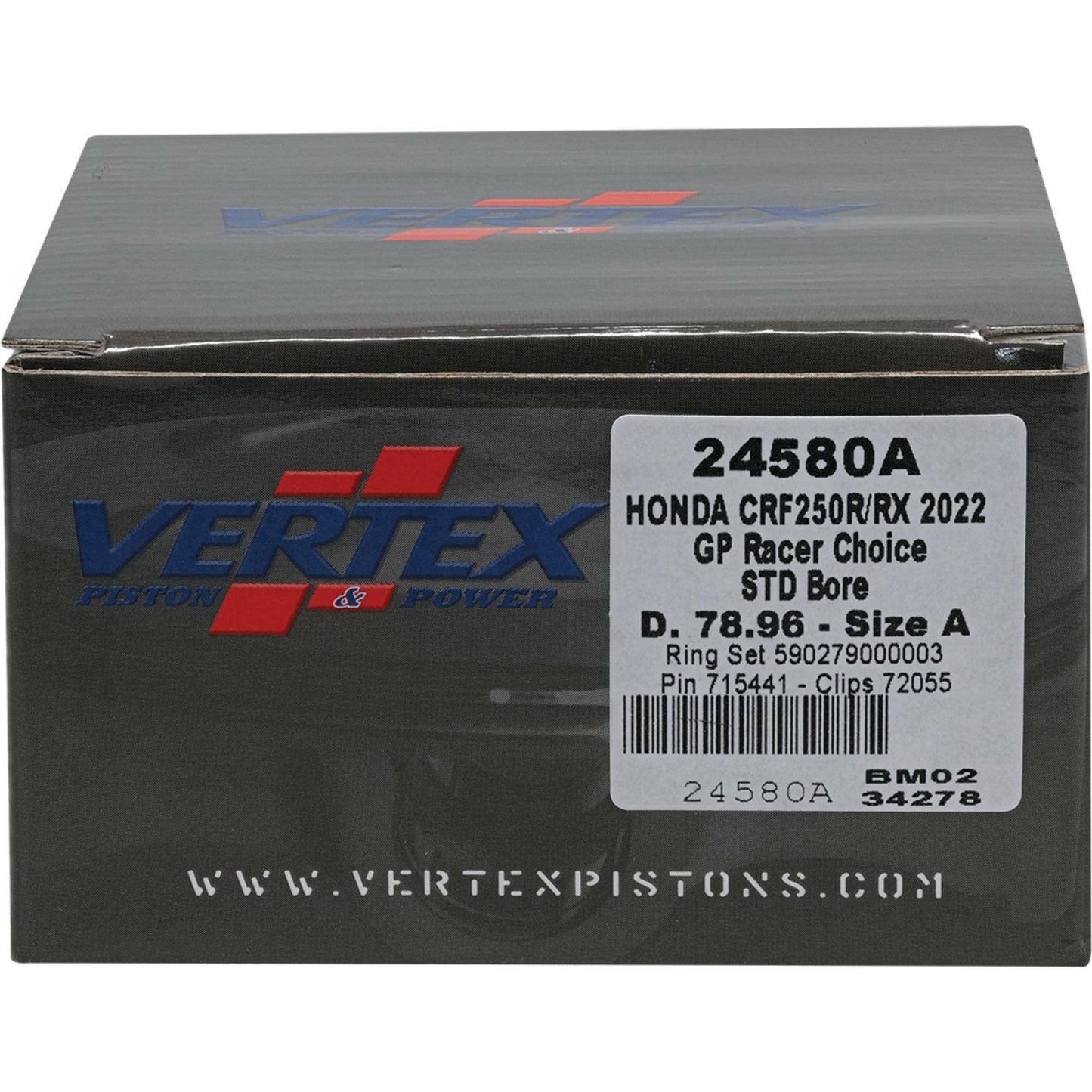 Piston Kit Gp Rc Forged 78.96/Std 14.1:1 Hon