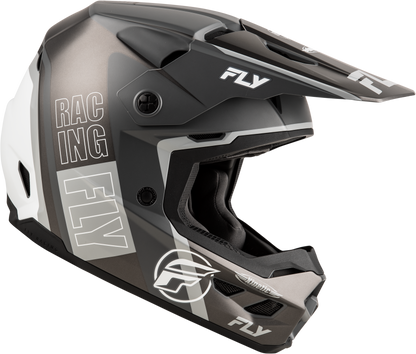 Kinetic Rally Helmet Matte Grey/Black/White 2x