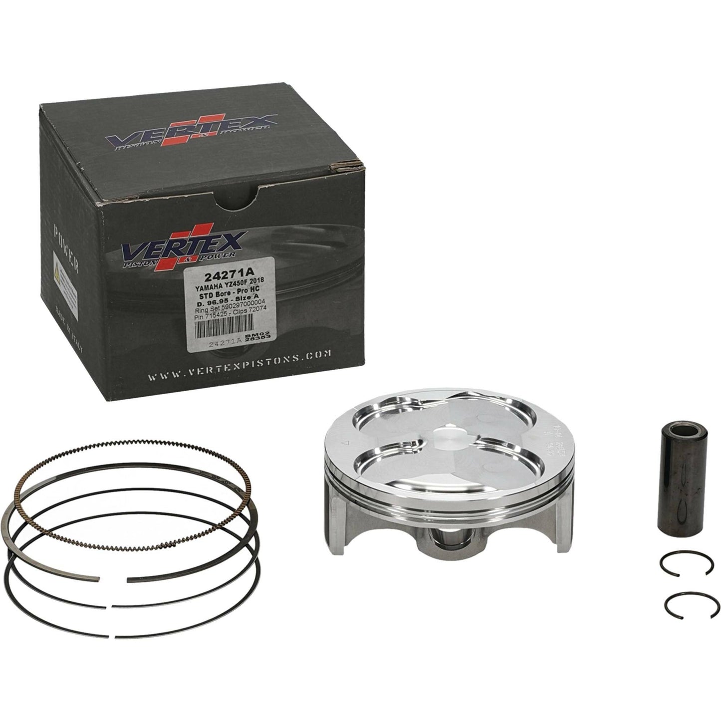 Piston Kit Hc Forged 96.95/Std 14.6:1 Yam