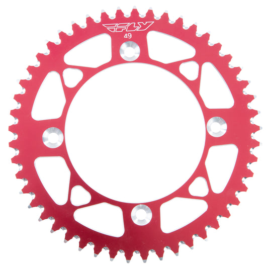 Rear Sprocket Aluminum 49t 420 Red Hon