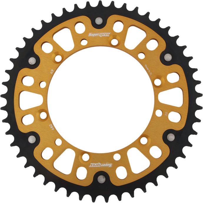 Rear Stealth Sprocket Alu/Stl 49t 520 Gld Kaw