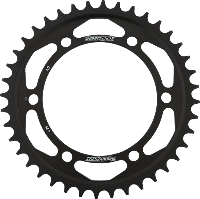 Rear Sprocket Steel 40t 530 Blk Kaw/Suz