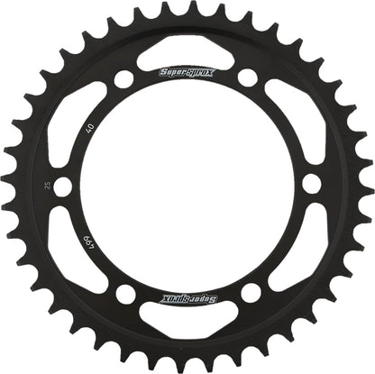 Rear Sprocket Steel 40t 530 Blk Kaw/Suz