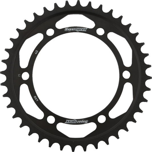 Rear Sprocket Steel 40t 530 Blk Kaw/Suz