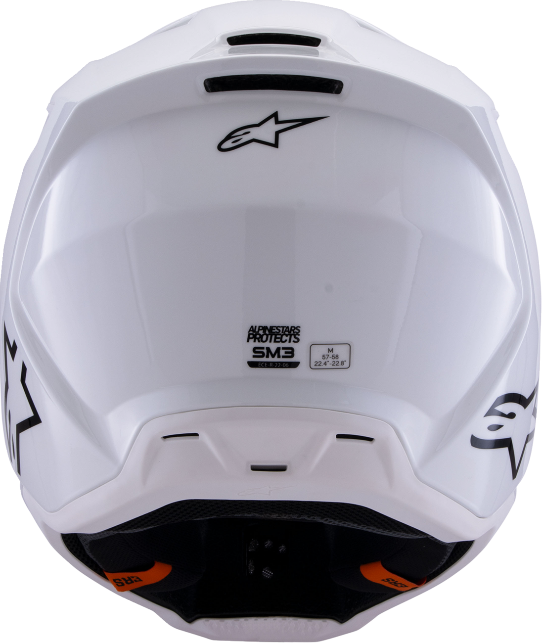 ALPINESTARS SM3 Helmet - Solid - Gloss White - 2XL 8300326-2180-XXL