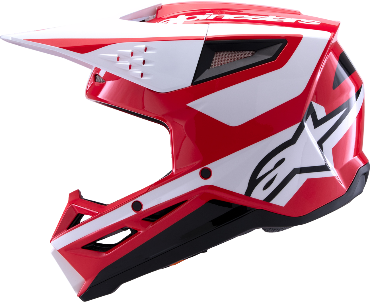 ALPINESTARS SM3 Helmet - Heat - Gloss Red/White/Black - Large 8301026-3126-L