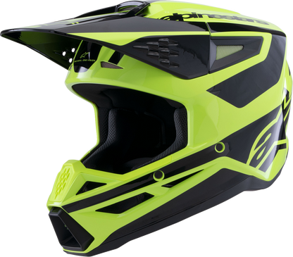 ALPINESTARS SM3 Helmet - Heat - Gloss Yellow Fluo/Black - Small 8301026-5011-S