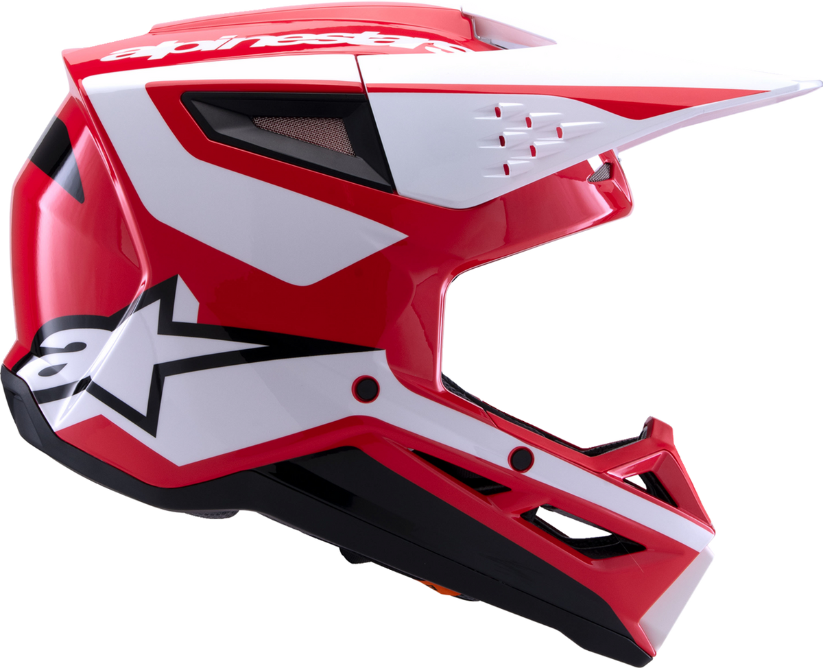 ALPINESTARS SM3 Helmet - Heat - Gloss Red/White/Black - 2XL 8301026-3126-XXL