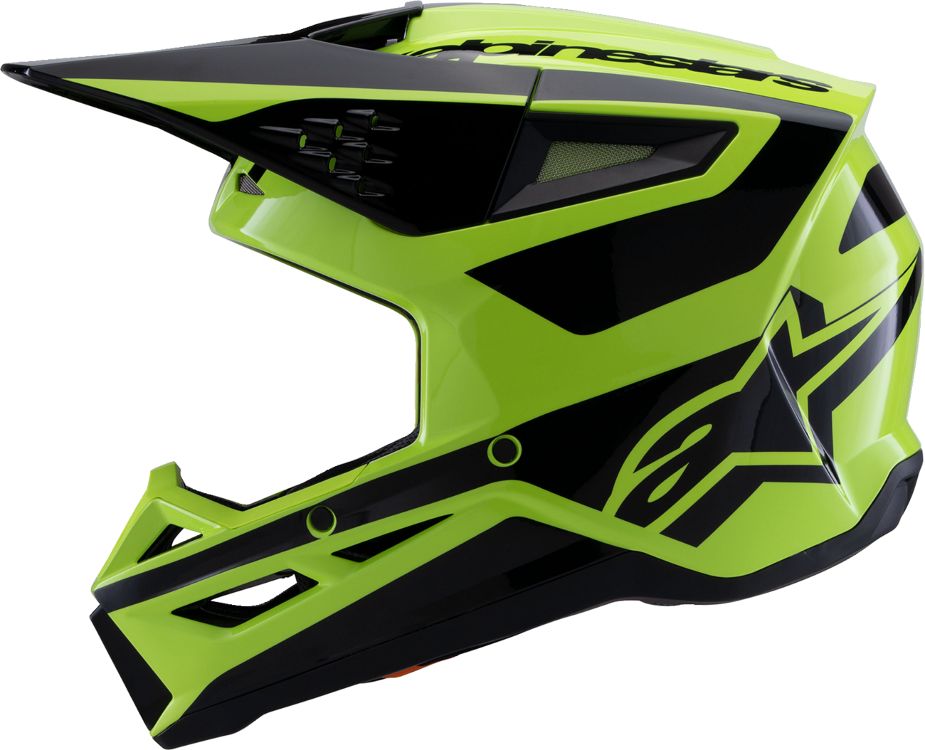 ALPINESTARS SM3 Helmet - Heat - Gloss Yellow Fluo/Black - Small 8301026-5011-S