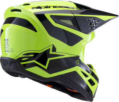 ALPINESTARS SM3 Helmet - Heat - Gloss Yellow Fluo/Black - Large 8301026-5011-L