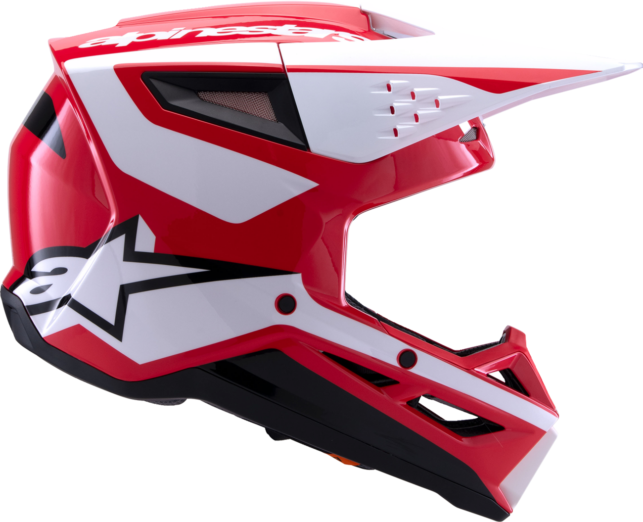 ALPINESTARS SM3 Helmet - Heat - Gloss Red/White/Black - Large 8301026-3126-L