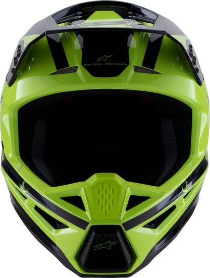 ALPINESTARS SM3 Helmet - Heat - Gloss Yellow Fluo/Black - Small 8301026-5011-S