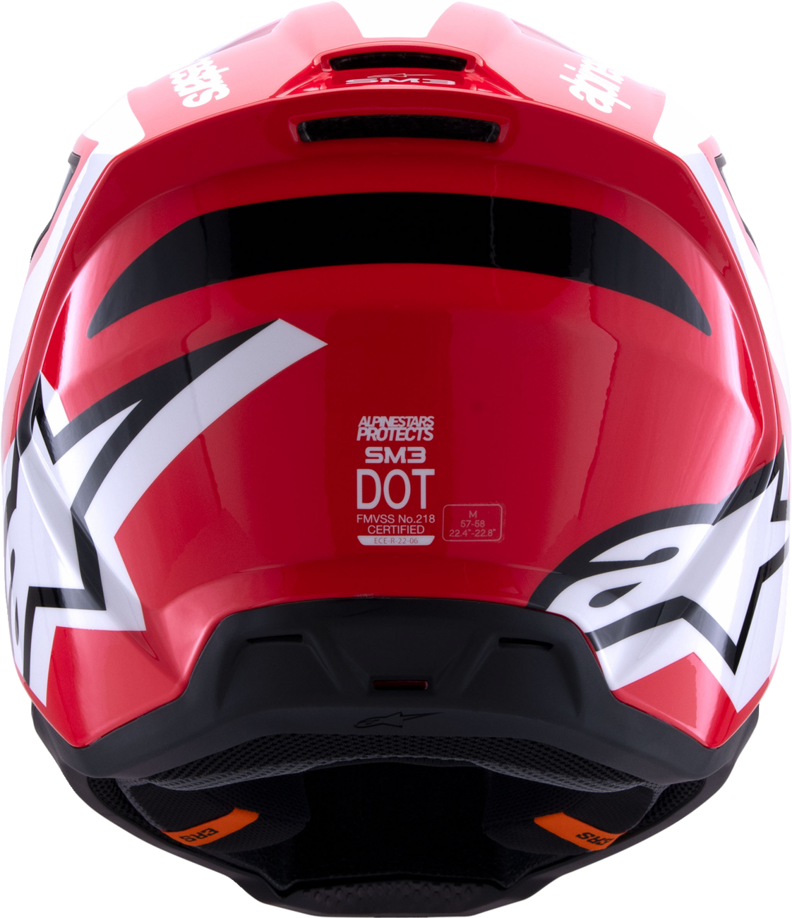 ALPINESTARS SM3 Helmet - Heat - Gloss Red/White/Black - XL 8301026-3126-XL