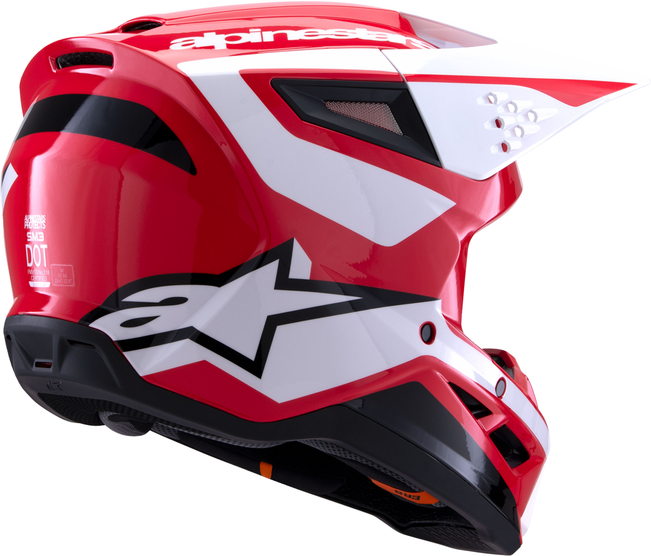 ALPINESTARS SM3 Helmet - Heat - Gloss Red/White/Black - XL 8301026-3126-XL