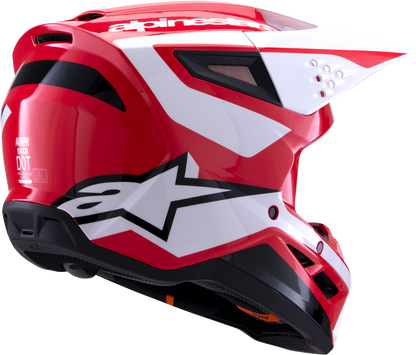 ALPINESTARS SM3 Helmet - Heat - Gloss Red/White/Black - XL 8301026-3126-XL