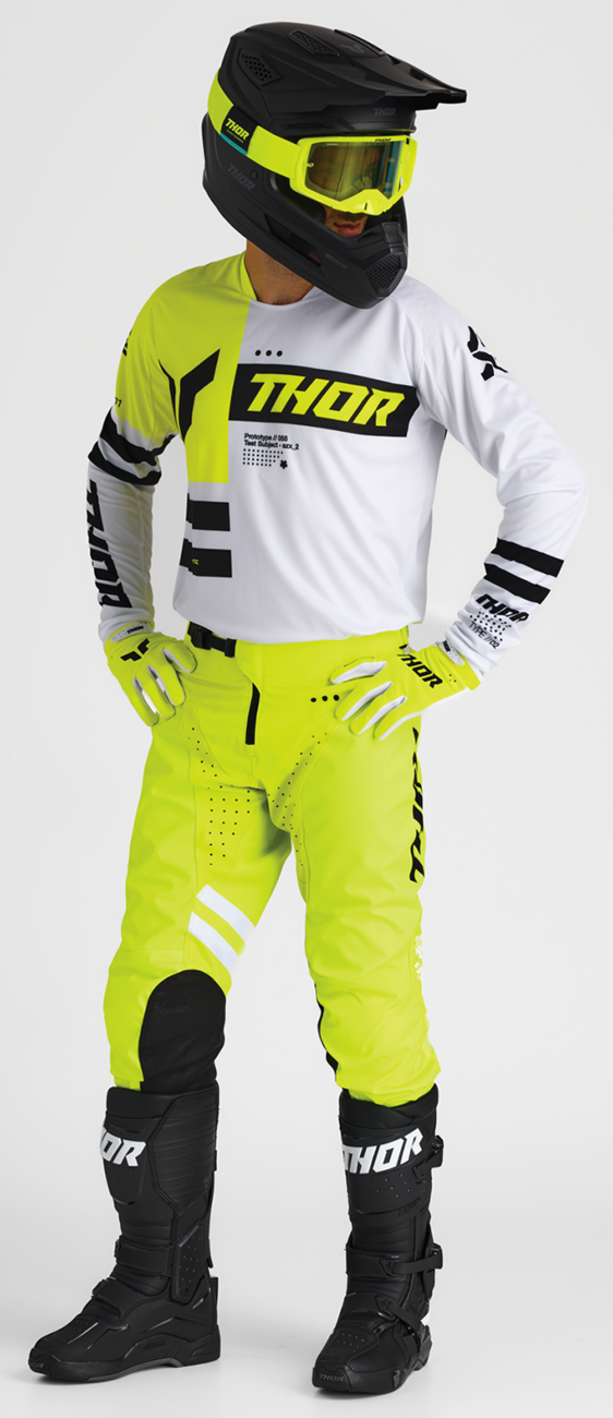 THOR Launchmode Gloves - Acid - Medium 3330-8184