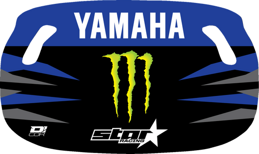 D'COR VISUALS Pit Board - Black/Blue - Monster Energy Logo 60-60-155