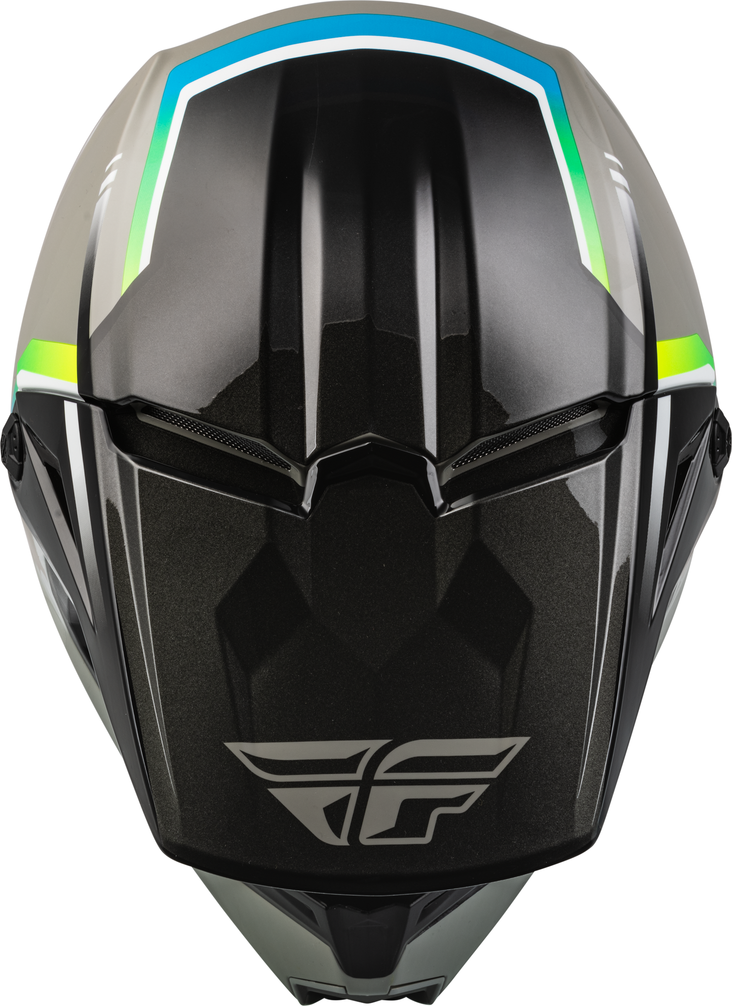 Youth Kinetic Vision Helmet Grey/Black Ys