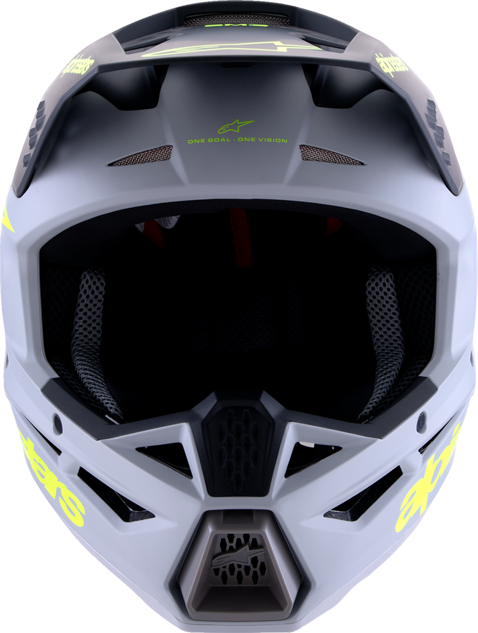 ALPINESTARS SM3 Helmet - Radium - Matte Gray/Black/Yellow Fluo - Medium 8300826-9510-M