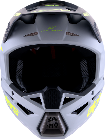 ALPINESTARS SM3 Helmet - Radium - Matte Gray/Black/Yellow Fluo - Medium 8300826-9510-M