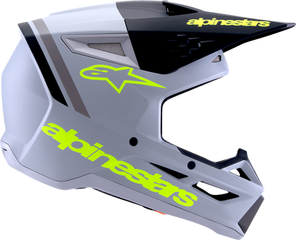 ALPINESTARS SM3 Helmet - Radium - Matte Gray/Black/Yellow Fluo - Medium 8300826-9510-M