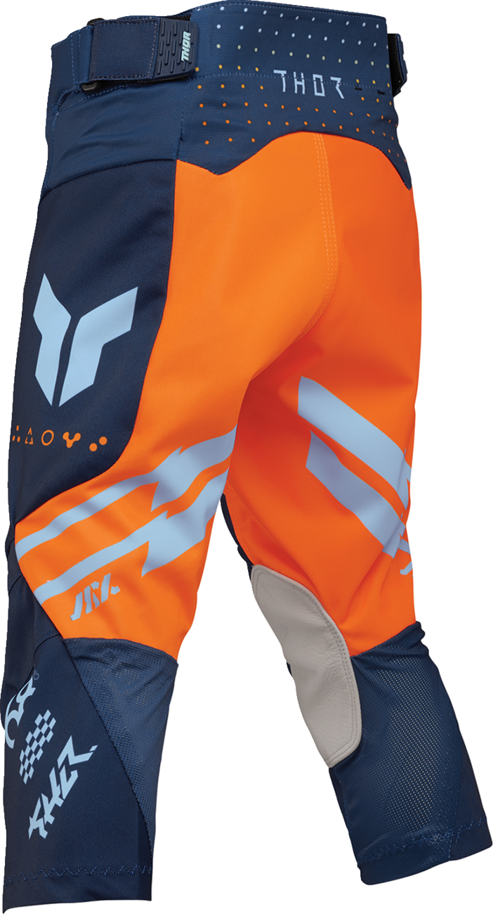 THOR Youth Launchmode Futura Pants - Navy/Orange - US 26 2903-2613