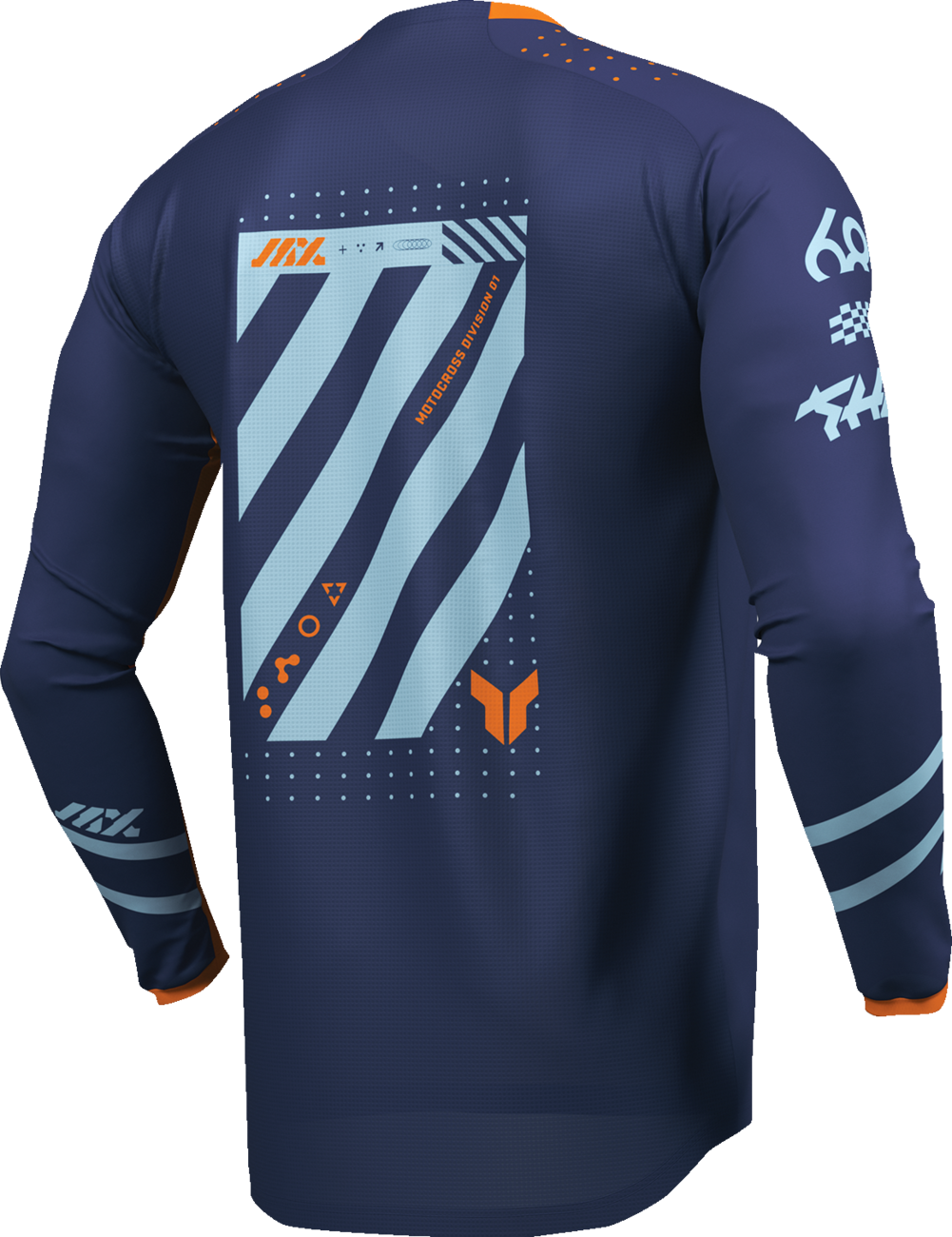 THOR Youth Launchmode Futura Jersey - Navy/Orange - XL 2912-2601