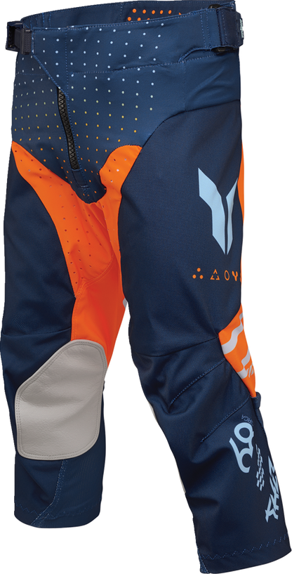 THOR Youth Launchmode Futura Pants - Navy/Orange - US 24 2903-2612