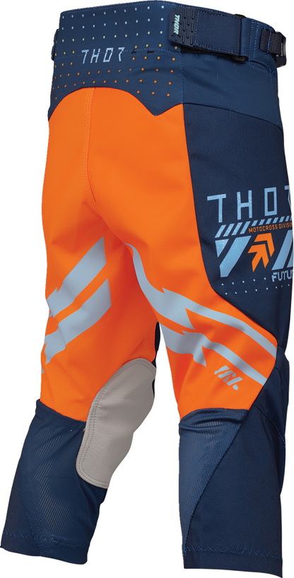 THOR Youth Launchmode Futura Pants - Navy/Orange - US 24 2903-2612