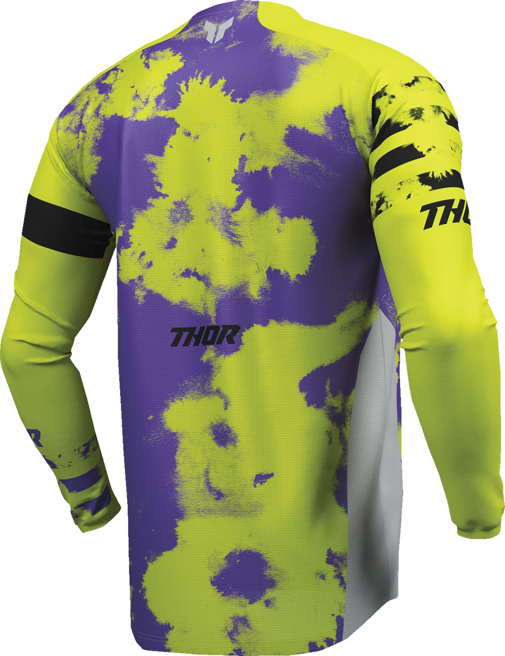 THOR Youth Launchmode Bleach Jersey - Gray/Acid - Small 2912-2580
