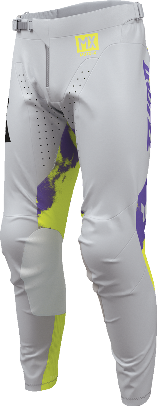 THOR Launchmode Bleach Pants - Gray/Acid - US 28 2901-12321