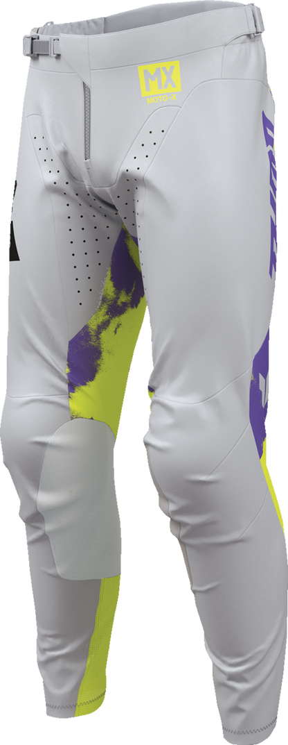 THOR Launchmode Bleach Pants - Gray/Acid - US 28 2901-12321
