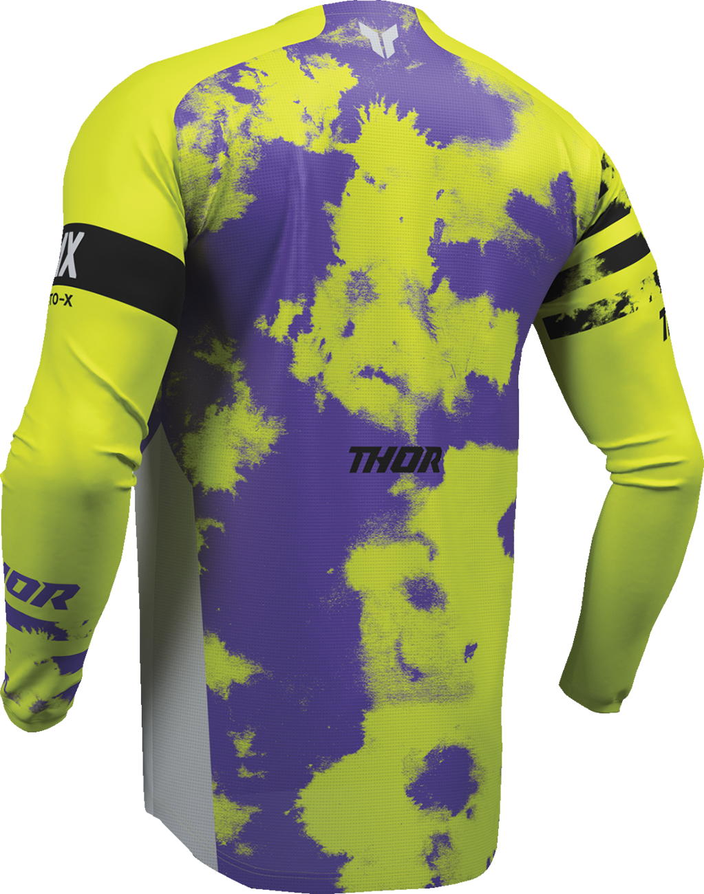 THOR Youth Launchmode Bleach Jersey - Gray/Acid - Medium 2912-2581