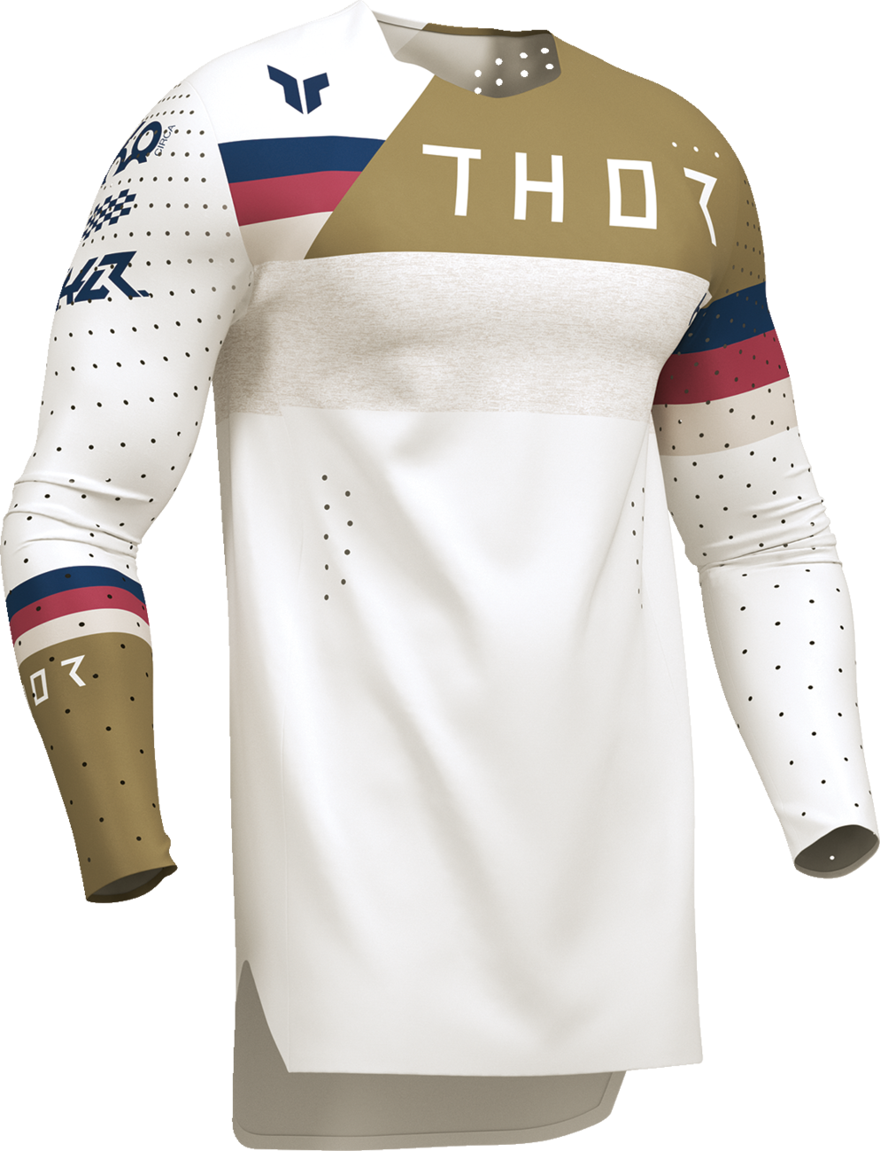 THOR Sportmode League Jersey - White/Copper - Large 2910-8366