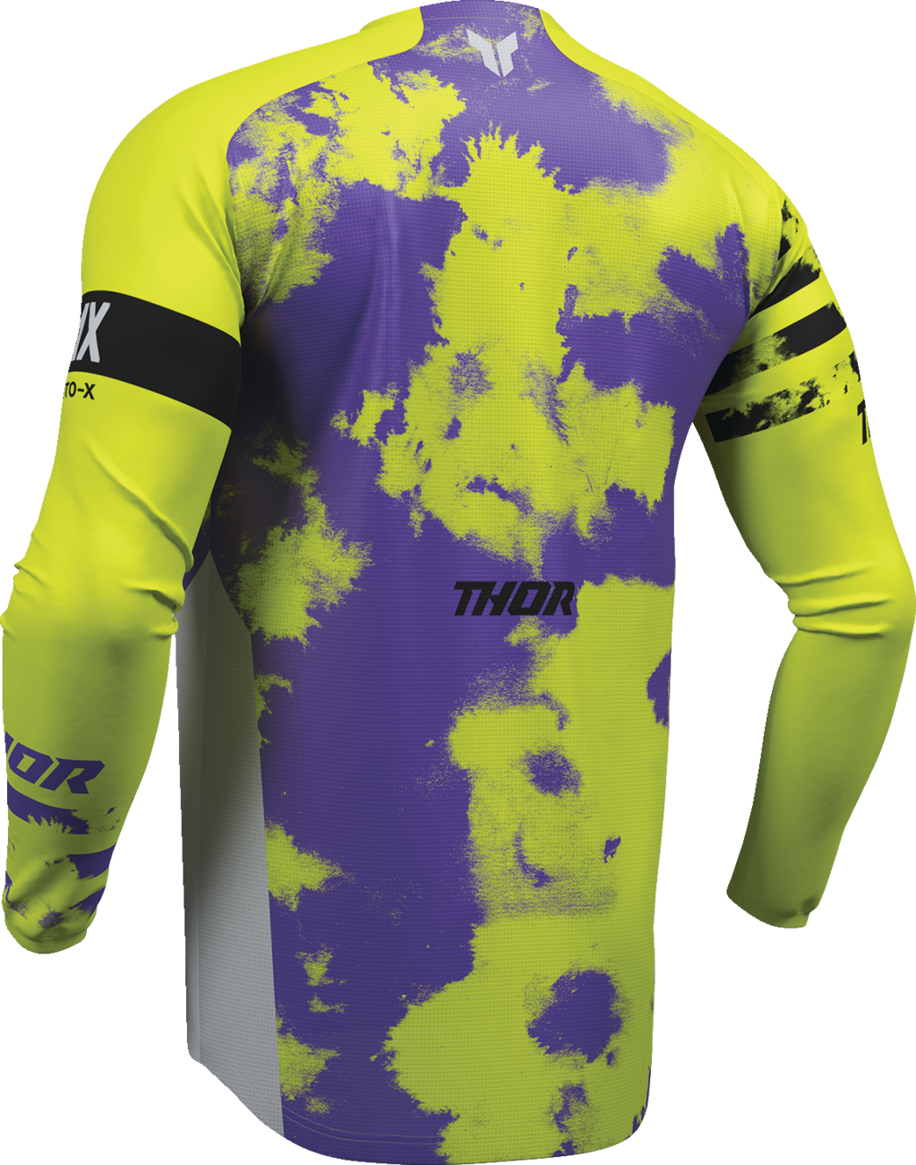 THOR Launchmode Bleach Jersey - Gray/Acid - Small 2910-8400