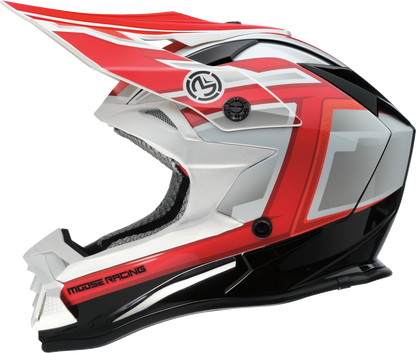 MOOSE OFFROAD MR3 Helmet - F.A.F. - White/Black/Red - Medium 0110-8934