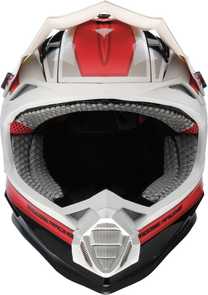 MOOSE OFFROAD MR3 Helmet - F.A.F. - White/Black/Red - Medium 0110-8934