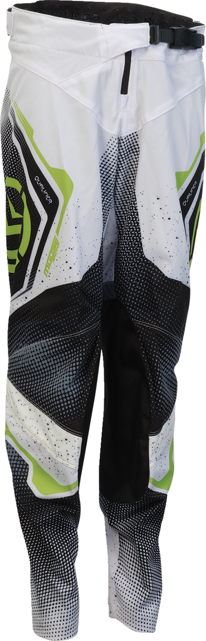 MOOSE OFFROAD Youth Qualifier® Pants - White/Black/Green - US 26 2903-2669
