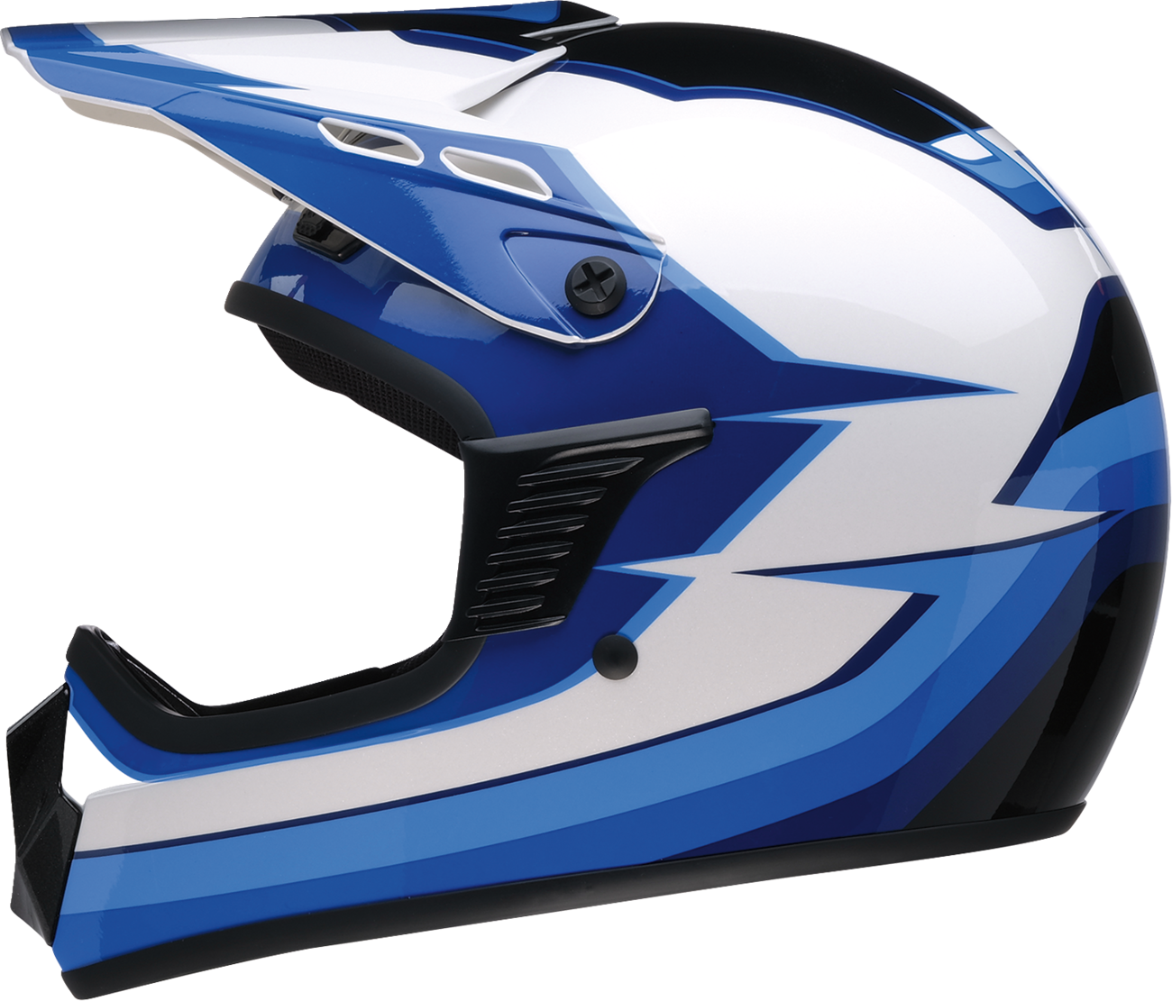 Z1R Child Dirt Maxx Helmet - Vortex - Blue/White - L/XL 0111-1745