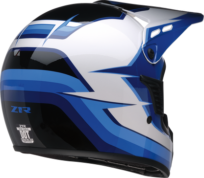 Z1R Child Dirt Maxx Helmet - Vortex - Blue/White - L/XL 0111-1745